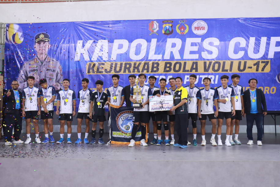 Grand Final Kapolres Cup Kejurkab Bola Voly Putra-Putri U-17 Resmi&nbsp;Ditutup