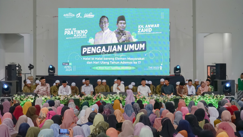 Peringati HUT ke 17, Ademos Gelar Halal Bi Halal Bersama Mensesneg&nbsp;RI