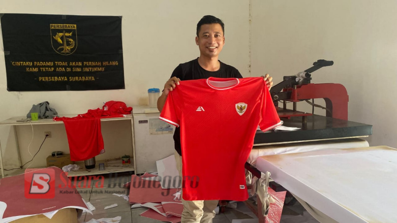 Berkah Semifinal Timnas U-23, Penjual Kaos Jersey Kebanjiran&nbsp;Order