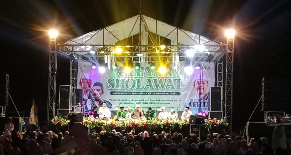 Gebyar Sholawat PAC IPNU IPPNU Sukosewu X PR GP Ansor&nbsp;Sukosewu