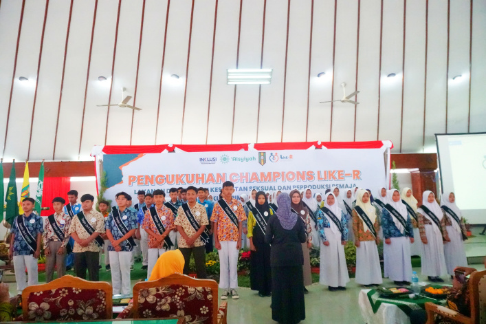 70 Champion Like-R Inklusi PD ‘Aisyiyah dikukuhkan di Pendopo Malowopati&nbsp;Bojonegoro