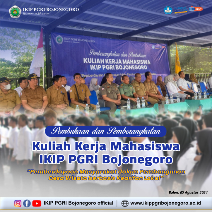 Pembukaan dan Pemberangkatan Kuliah Kerja Mahasiswa (KKM) di Kecamatan Balen, Kabupaten&nbsp;Bojonegoro