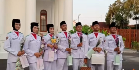 7 Siswa MAN 1 Bojonegoro Sukses Sebagai Paskibraka Kabupaten&nbsp;Bojonegoro