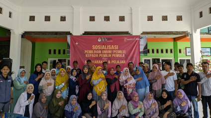 Kolaborasi KPU dan HMI Bojonegoro, Ajak Masyarakat Datang ke&nbsp;TPS
